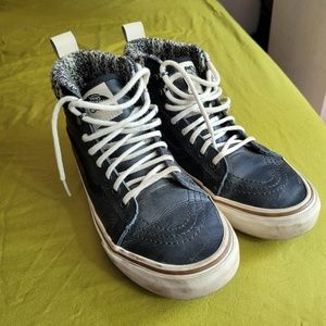 VANS High Top Leather Sneakers
